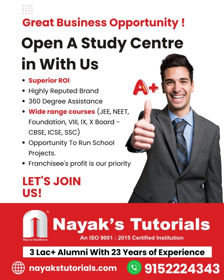 Franchisee Opportunity, Nayak's Tutorials